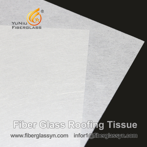 Utilizado como capas superficiales para productos FRP Estera de tejido de fibra de vidrio