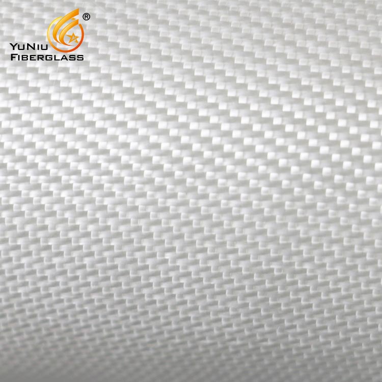 Tela de fibra de vidrio de tejido liso de resina epoxi de fibra de vidrio no alcalina de alta calidad