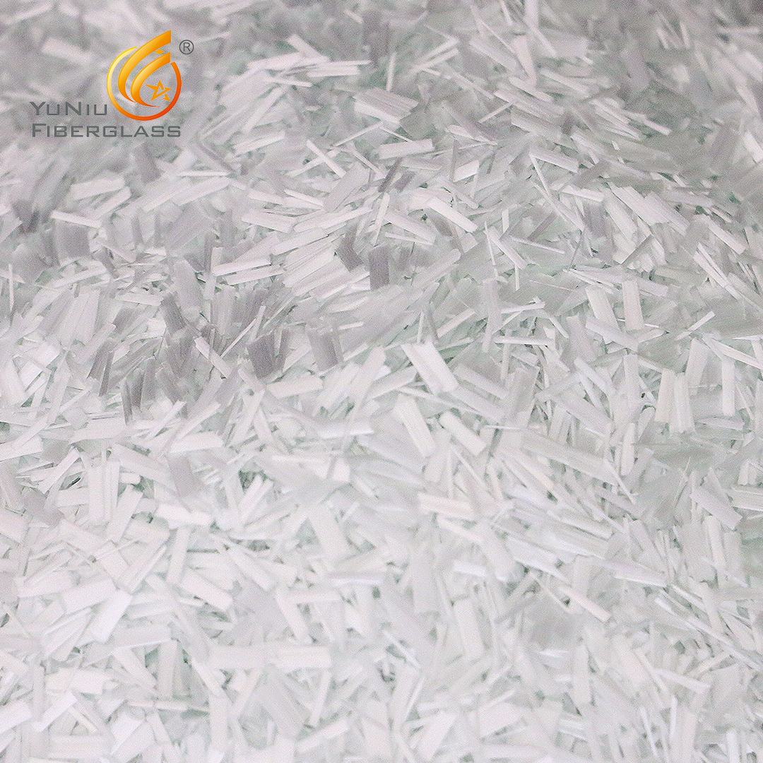 Hilos cortados de fibra de vidrio resistentes a los álcalis de alta resistencia para PP/PA/PBT