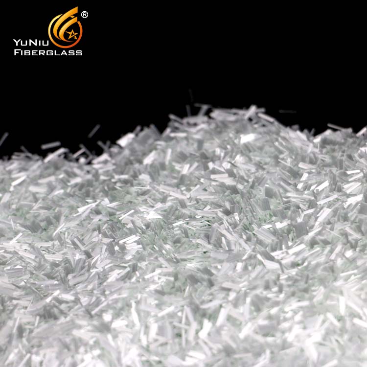 Hilos cortados de fibra de vidrio de mejor rendimiento de costos para garantía de calidad de PP/PA/PBT