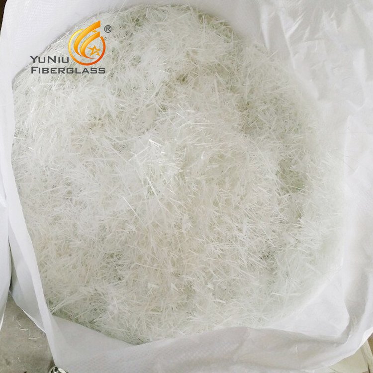 China suministra fibra de hebra cortada de mineral de basalto para hormigón de cemento
