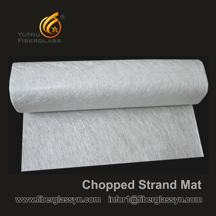 China fabricante 600g E-vidrio fibra de vidrio picado Strand Mat