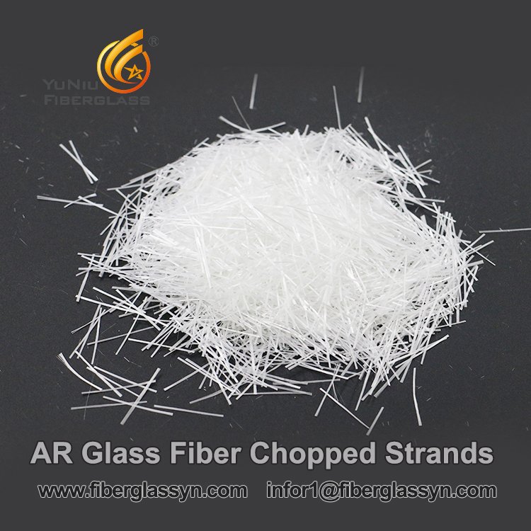 Fibra de hilo cortada de fibra de basalto de 12 mm de resistencia alcalina para termoplástico