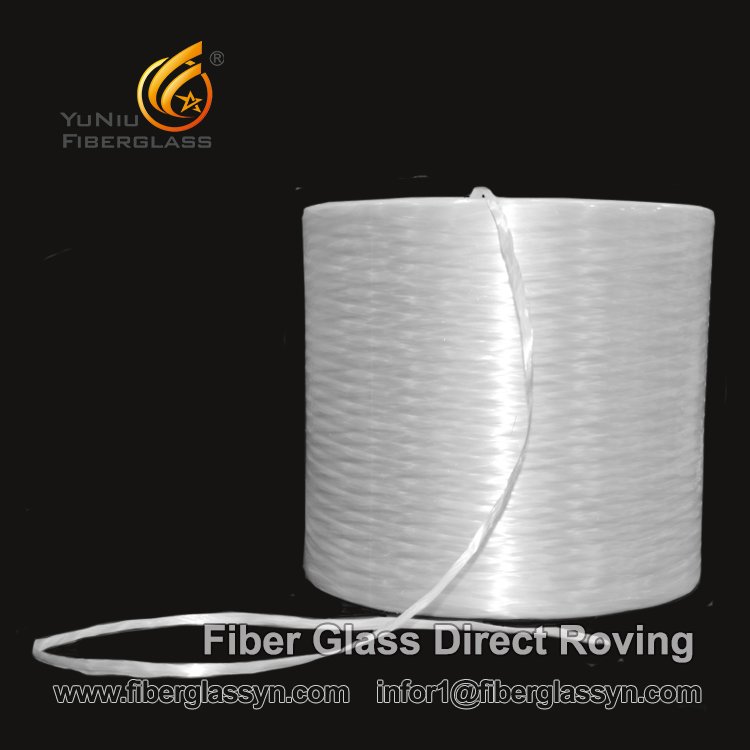 Roving directo de fibra de vidrio YUNIU 4800 Tex para Roving tejido